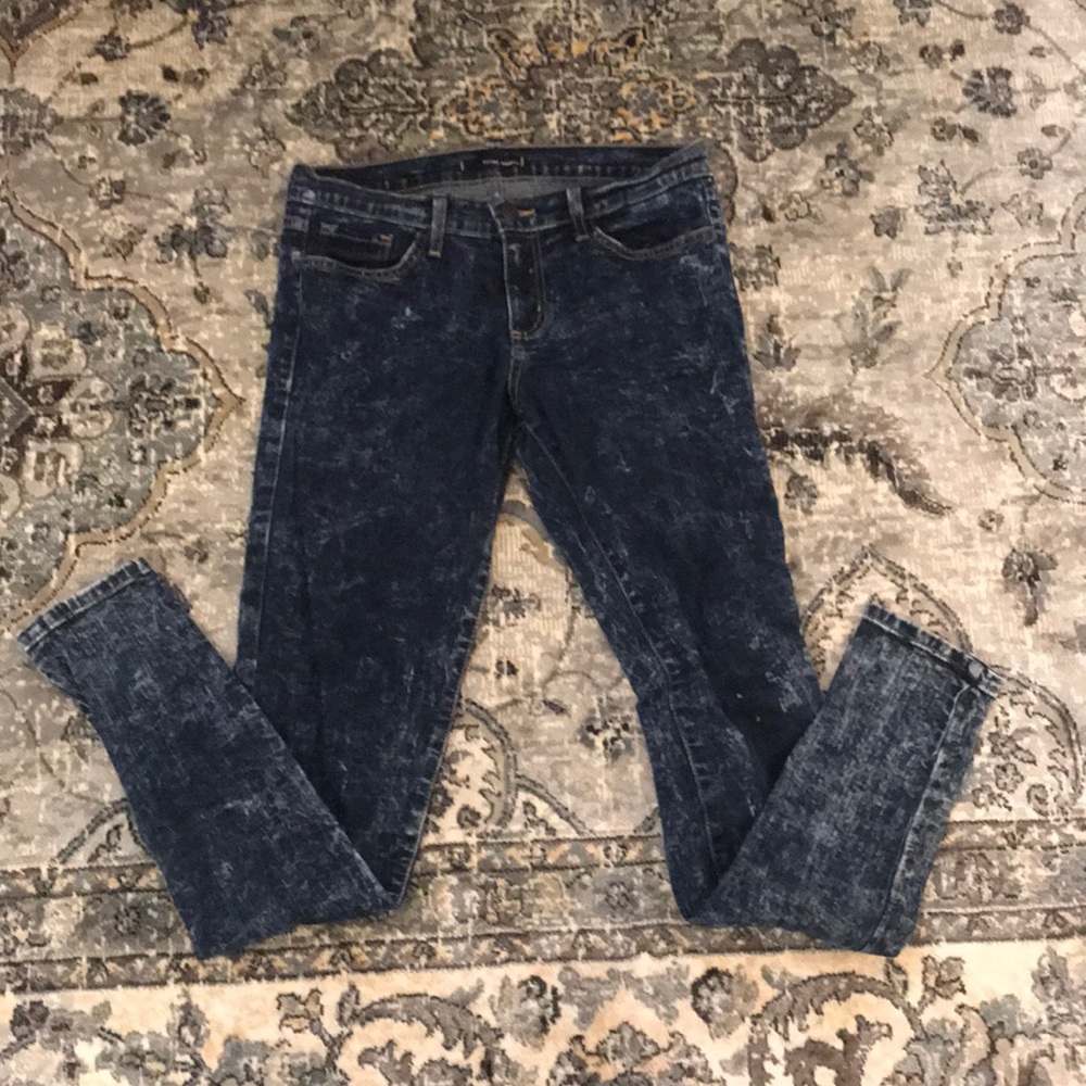 Flying monkey acid wash jeans